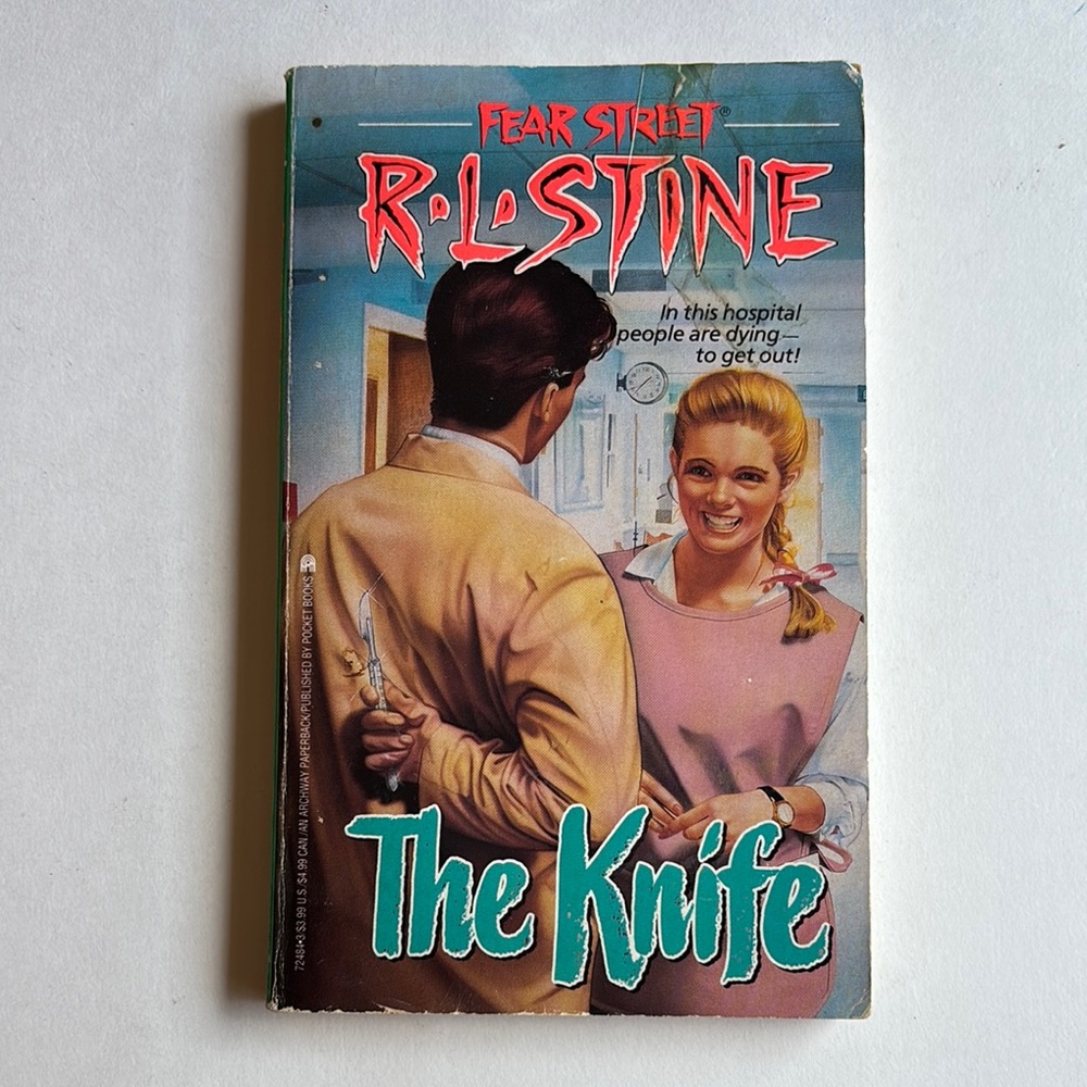 Vintage Fear Street The Knife Book by R.L. Stine Paperback